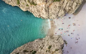 Cala en la desembocadura del Torrent de Pareis